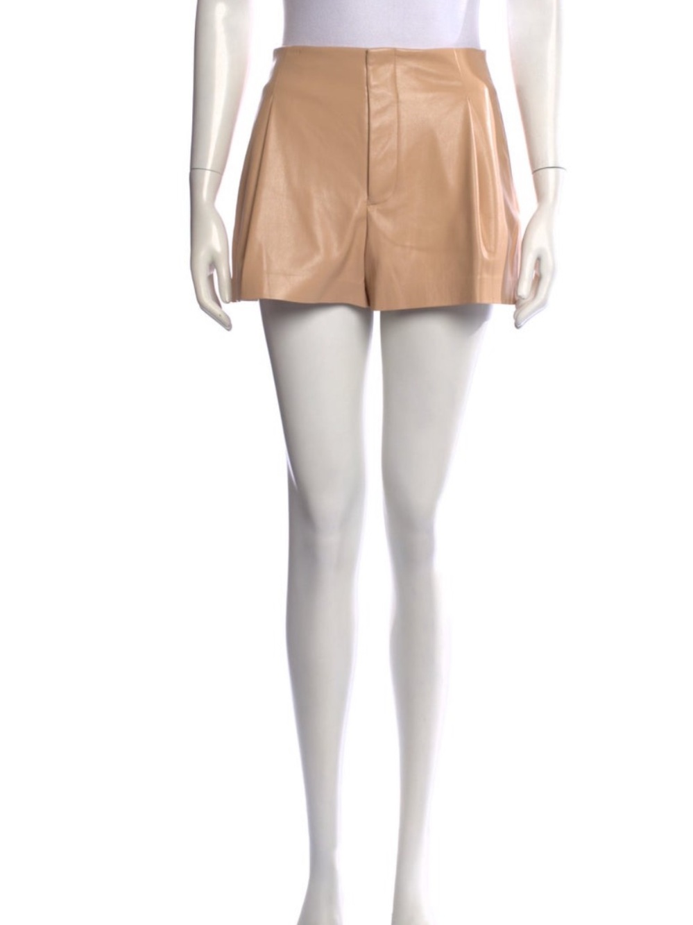 Alice and Olivia Faux Leather Shorts